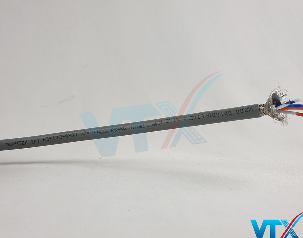 Cáp điều khiển Alantek 24 AWG 2-pair | PN: 301-RS5102-0500
