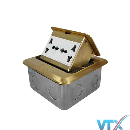 Ổ cắm âm sàn Tenko TK-J02-A-01 đồng nguyên khối