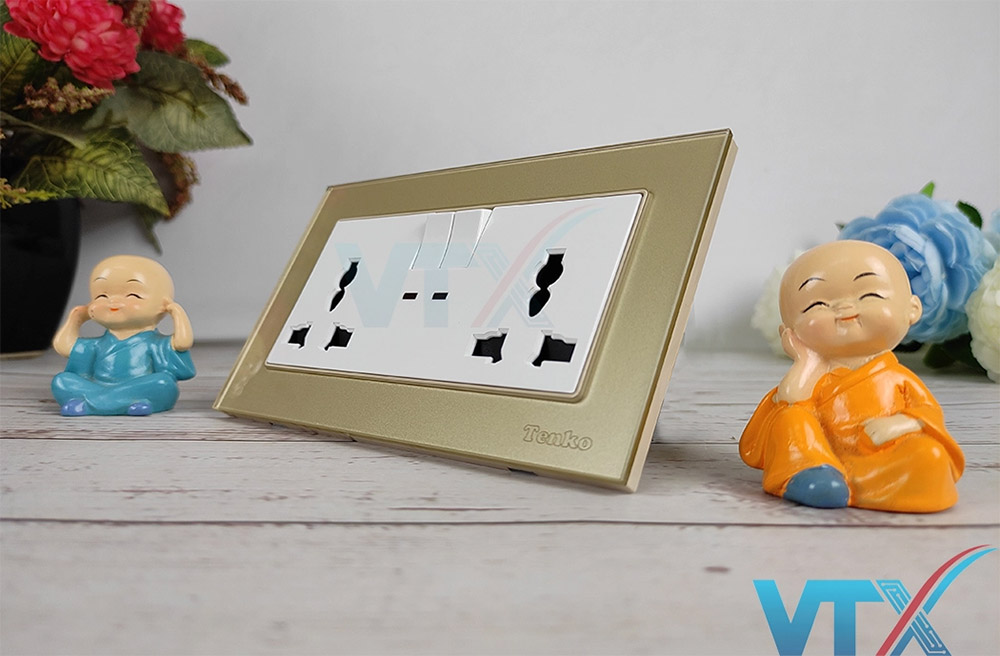 Ổ cắm điện Tenko TK-F71-D-115 chống giật