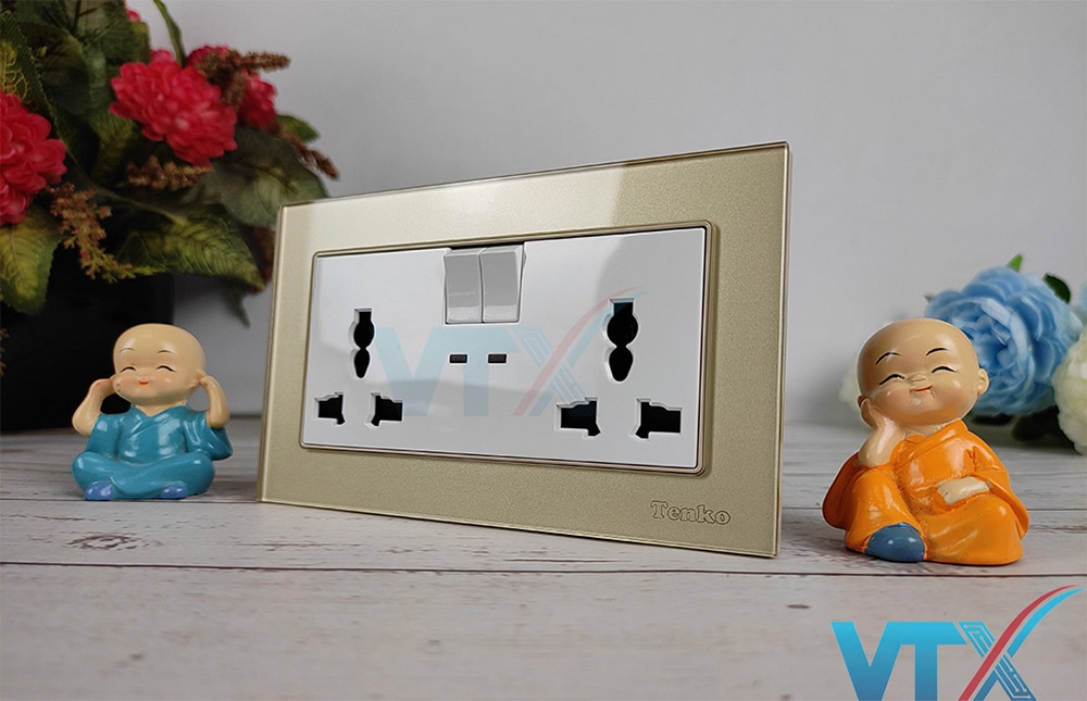 Ổ cắm điện Tenko TK-F71-D-115 chống giật