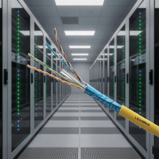 Cáp mạng CAT6A Legrand 032778 chuyên dụng trong các hệ thống server truyền tải dữ liệu cao