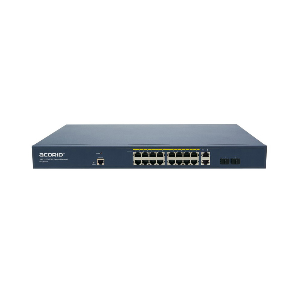 PoE Switch Acorid 16 BASE-TX PoE port + 2 GE + 2SFP PN LS7700-16P2C