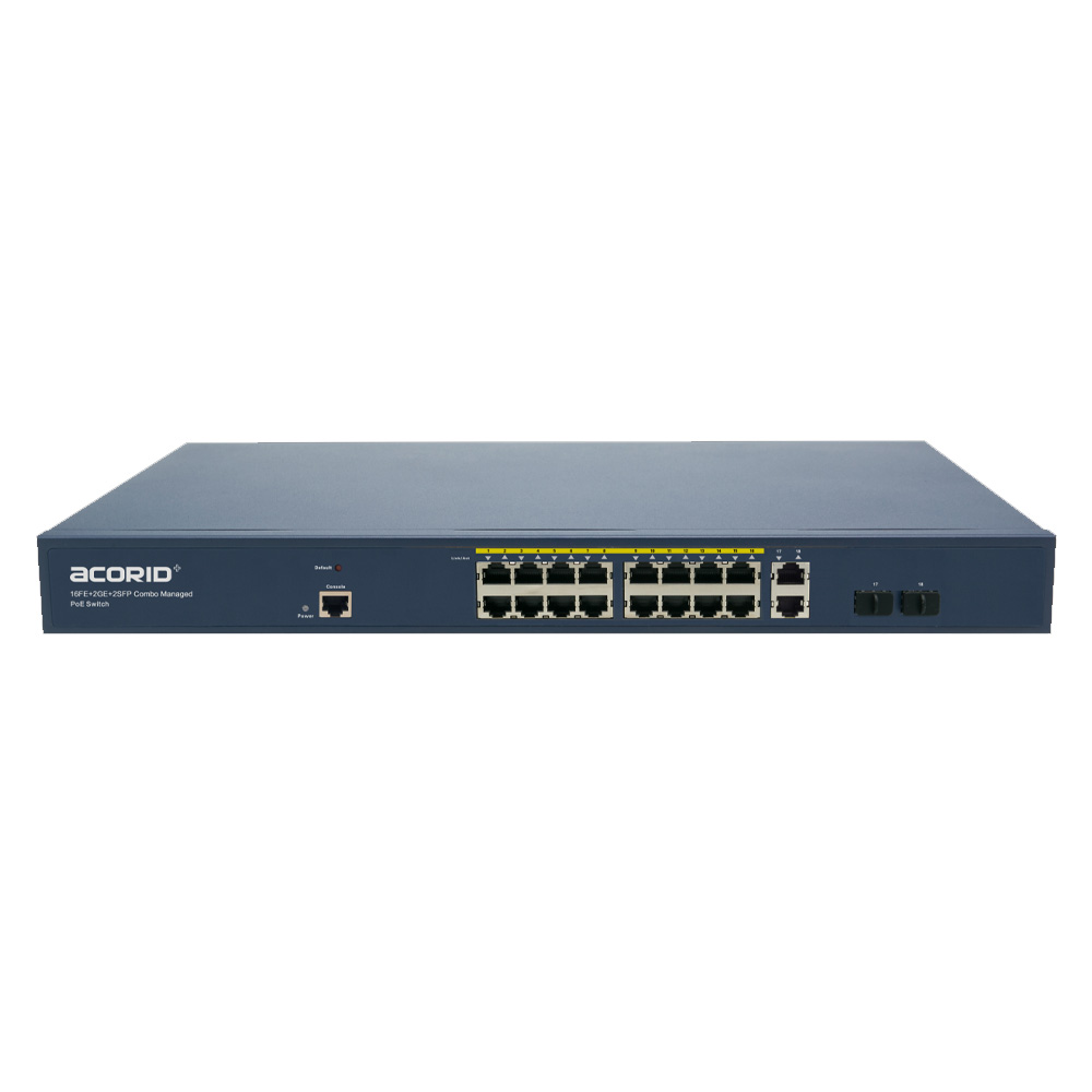 Switch quản lý PoE Acorid 16 BASE-T PoE port + 2SFP PN GLS7700-16P2F