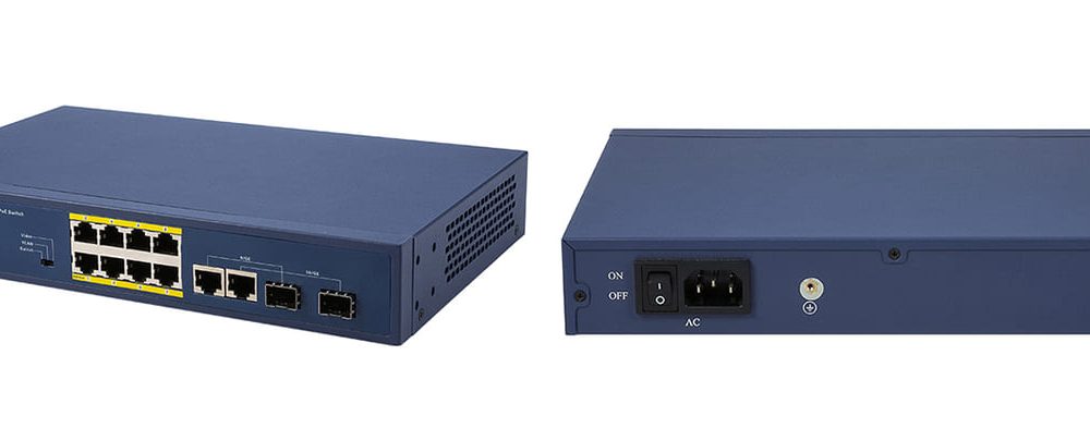 Acorid LS1708HP2C - 24V Passive & 52V AF/AT Hybrid PoE Switch