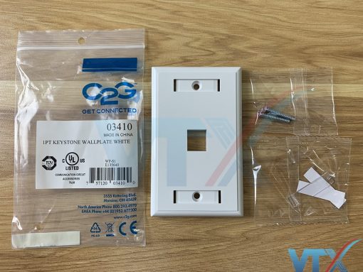 Wallplate mặt 1 cổng Legrand | PN:03410
