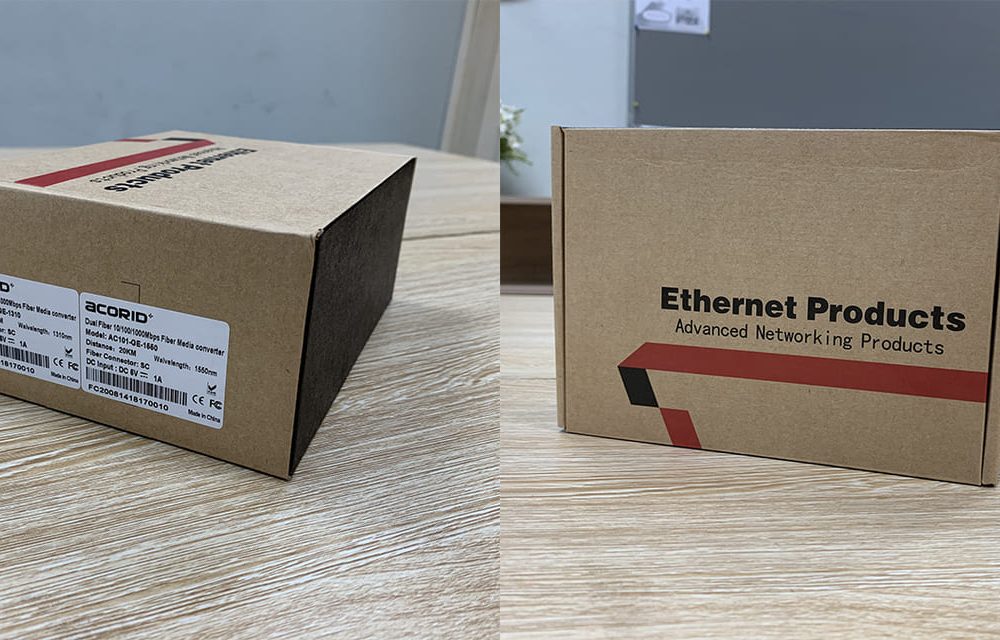 Converter quang PoE Acorid Gigabit, Single mode - PN: AC101-GE