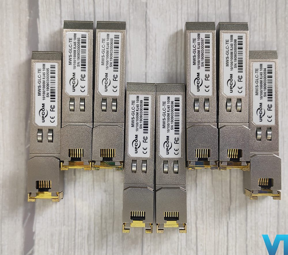 Module quang Upcom cổng đồng RJ45 PN: MWS-GLC-TE