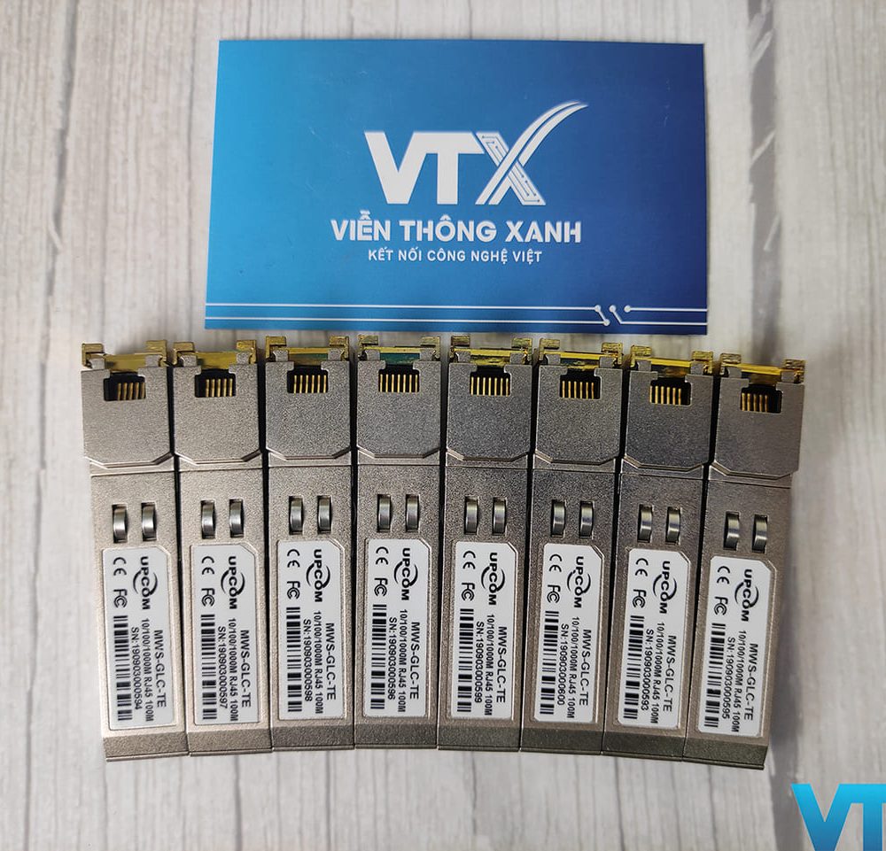 Module quang Upcom cổng đồng RJ45 PN: MWS-GLC-TE