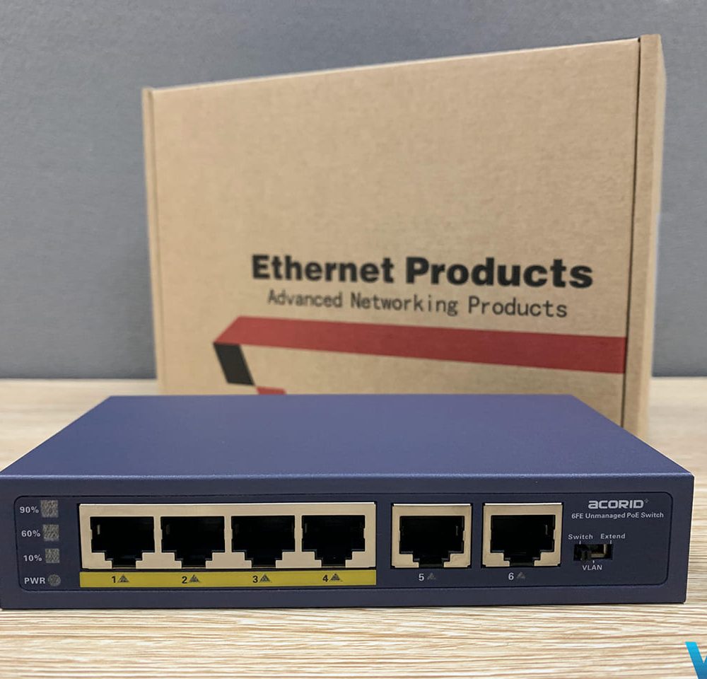 Switch Acorid LS1704P2E PoE (4 port PoE x 2 port Uplink)