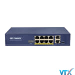 Switch chia mạng PoE Acorid LS1708P2G 8 port PoE x 2 port Uplink PN: LS1708P2G