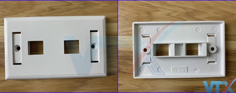 Wallplate mặt 2 cổng Legrand | PN:03411