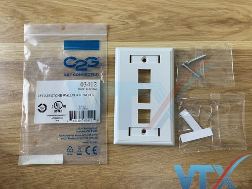 Wallplate mặt 3 cổng Legrand