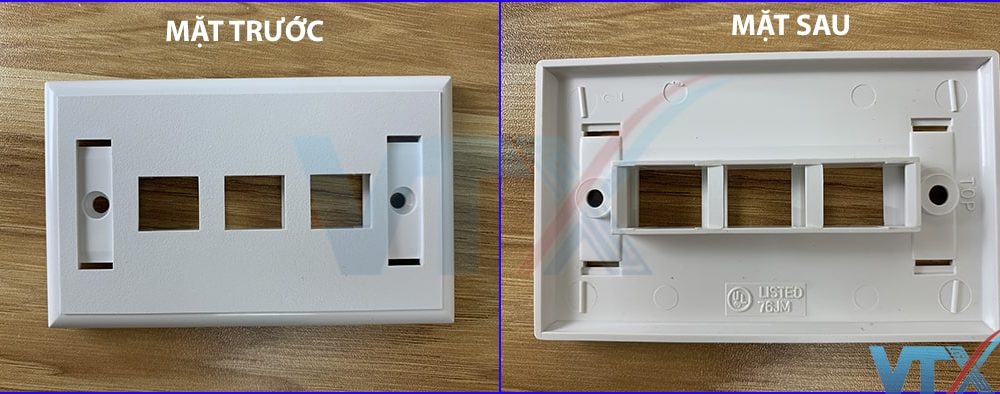 Wallplate mặt 3 cổng Legrand
