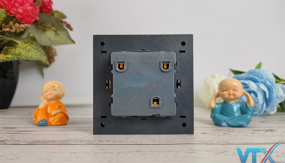 Công tắc âm tường 2 công tắc Tenko TK-F71-A-02
