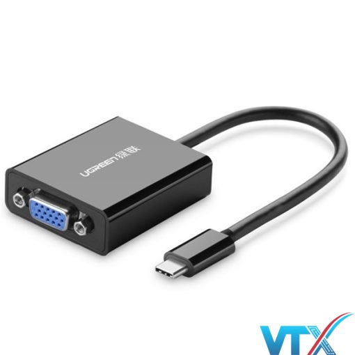 Cáp chuyển đổi USB Type-C sang VGA chính hãng Ugreen PN: 20586