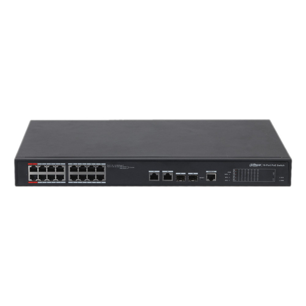 Switch Công nghiệp Dahua 16 port PoE + 2 SFP DH-PFS4218-16ET-190 (3)