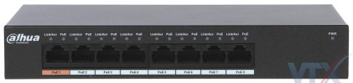 Switch mạng Dahua 8 port Gigabit DH-PFS3008-8GT