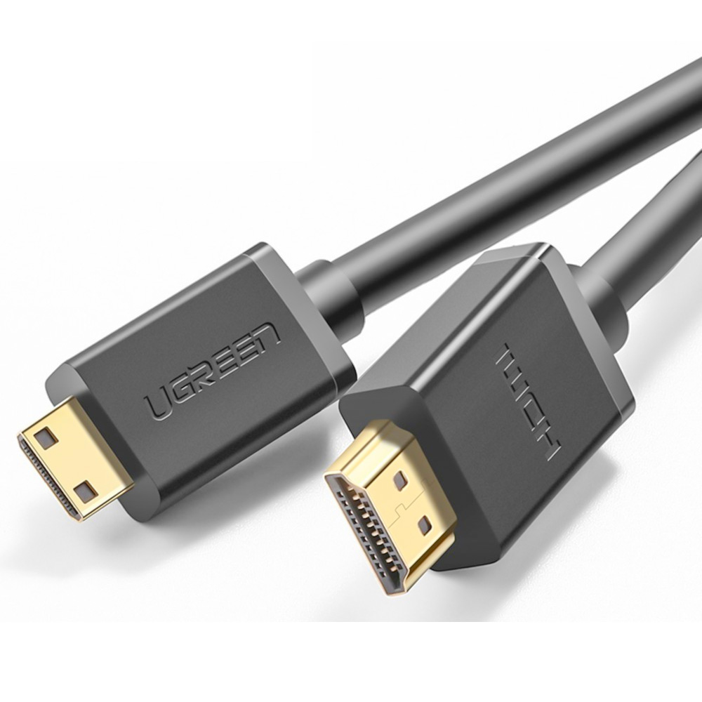 Dây Mini HDMI 2M Ugreen hỗ trợ độ phân giải 4K chính hãng UG-10117