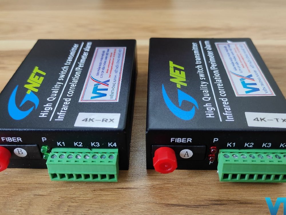 Thiết Bị Đóng Tiếp Xúc Khô chạy bằng cáp quang G-4K-FC20T/R