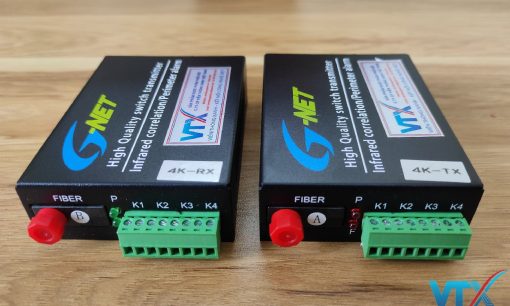 Thiết Bị Đóng Tiếp Xúc Khô chạy bằng cáp quang G-4K-FC20T/R