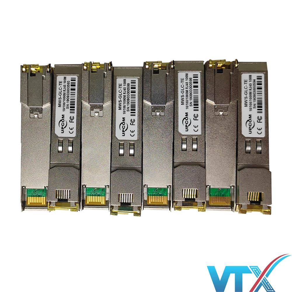 Module quang Upcom cổng đồng RJ45 MWS-GLC-TE