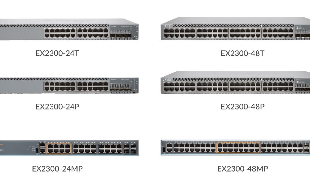 Switch Juniper 24 Port 10/100/1000BaseT EX2300-24MP
