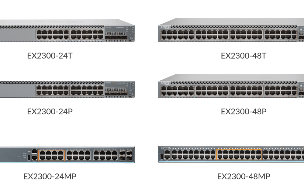 Switch Juniper 48 Port 10/100/1000BaseT EX2300-48P-TAA
