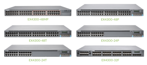 Switch Juniper 48 Port 10/100/1000BaseT EX4300-48T-AFI