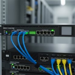 Cận cảnh các cổng kết nôi của Cân bằng tải Router Mikrotik RB2011UiAS-RM