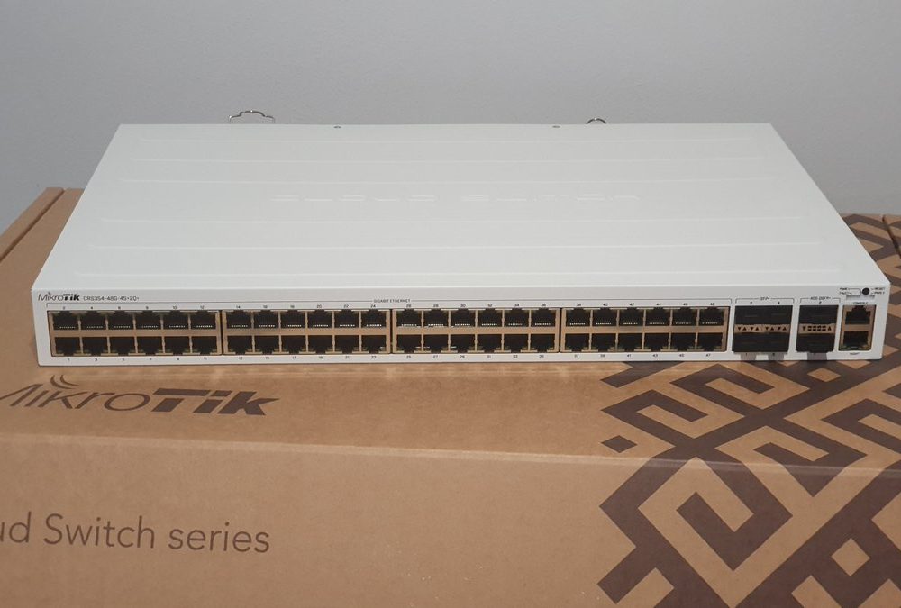 Switch chia mạng Mikrotik CRS354-48G-4S+2Q+RM
