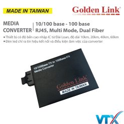 Bộ chuyển đổi quang điện Multimode 2FO Golden Link-1