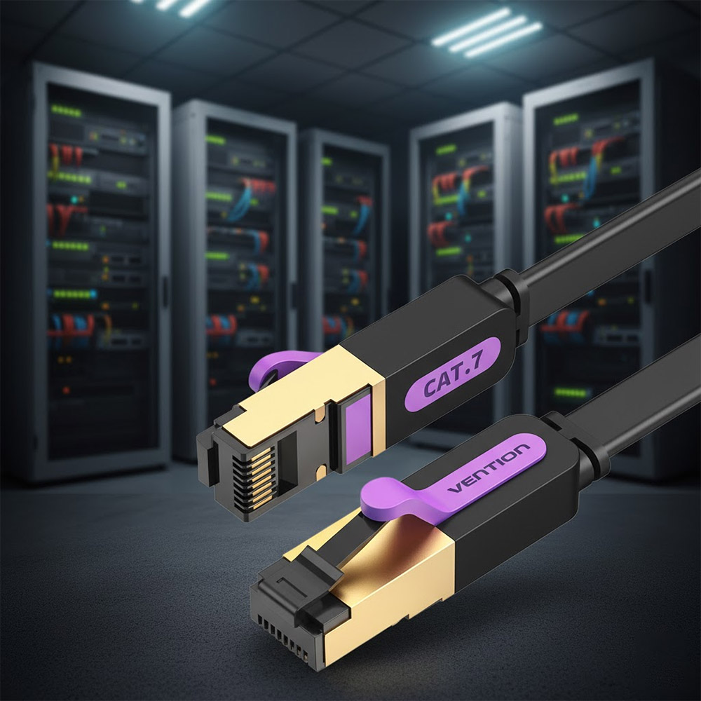 Ứng dụng của Dây nhảy mạng dẹt Cat7 SSTP 10M Vention ICABL