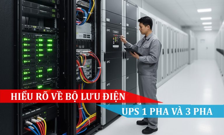 Hiểu rõ về bộ lưu điện UPS 1 pha và 3 pha, nên sử dụng loại nào