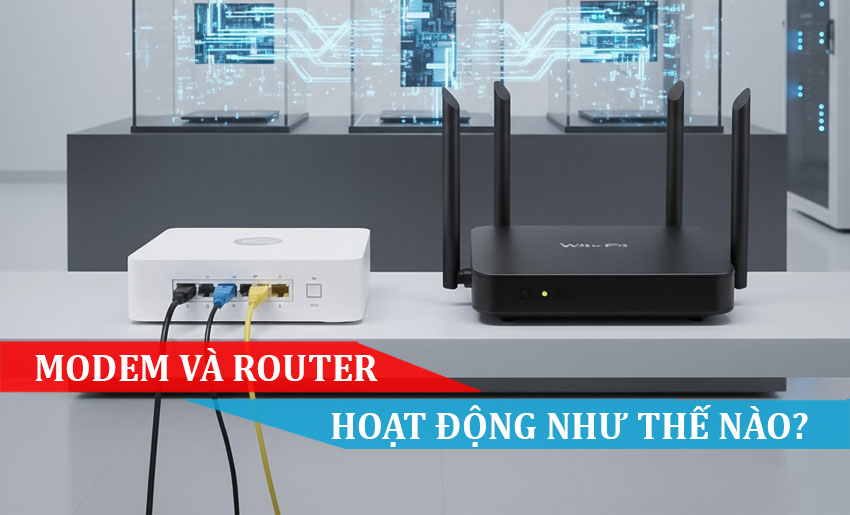 Modem và Router cùng nhau hoạt động như thế nào
