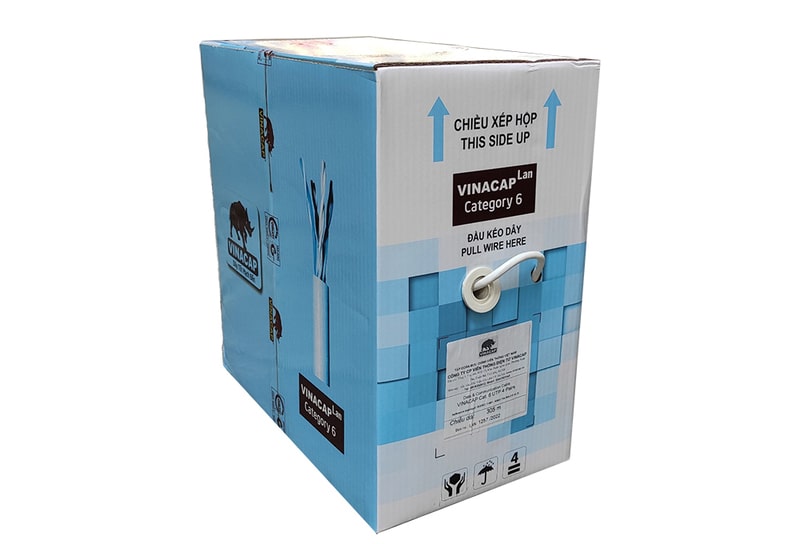 Dây cáp mạng Lan Vinacap Cat6 UTP