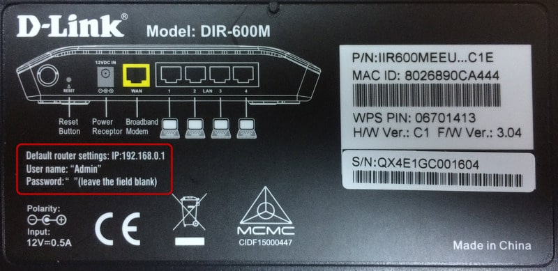 Địa chỉ IP , Tài khoản, Mật khẩu của bộ định tuyến wifi