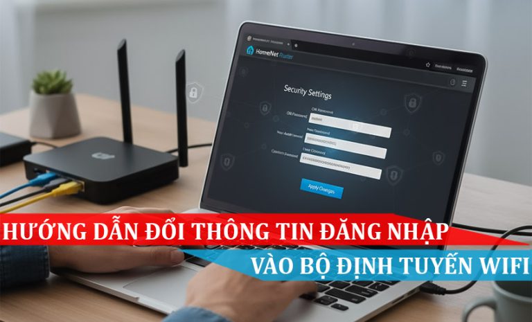 Hướng dẫn đổi thông tin đăng nhập vào bộ định tuyến Wifi
