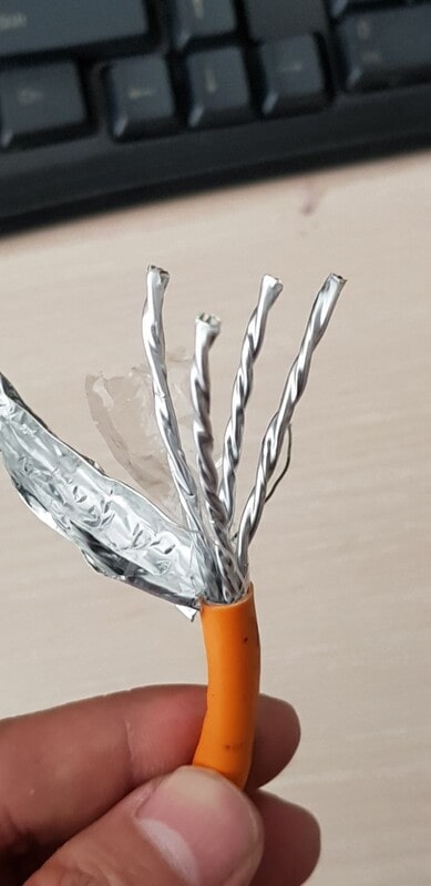 Cấu tạo dây cáp mạng Cat7