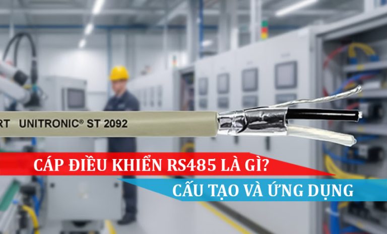 CÁP ĐIỀU KHIỂN RS485 LÀ GÌ, CẤU TẠO VÀ ỨNG DỤNG