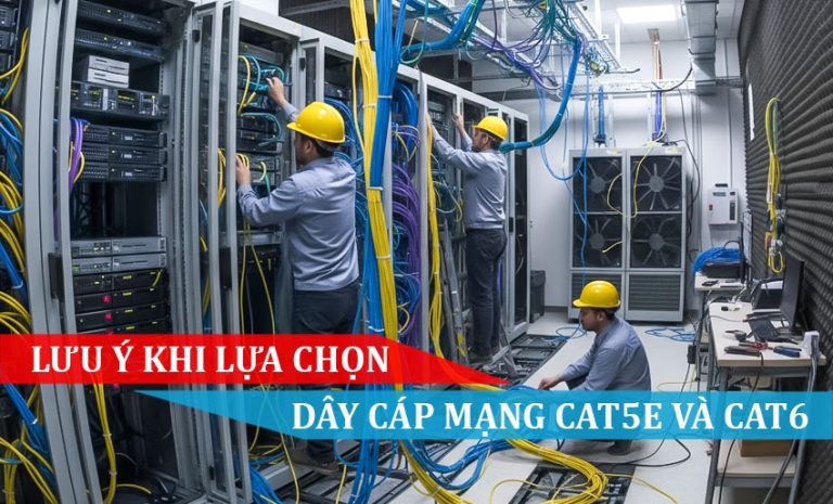 Lưu ý khi lựa chọn dây cáp mạng Cat5e và Cat6--