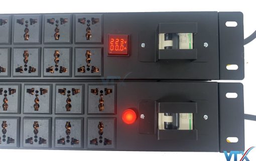 thanh nguồn PDU 12 ổ cắm đa năng