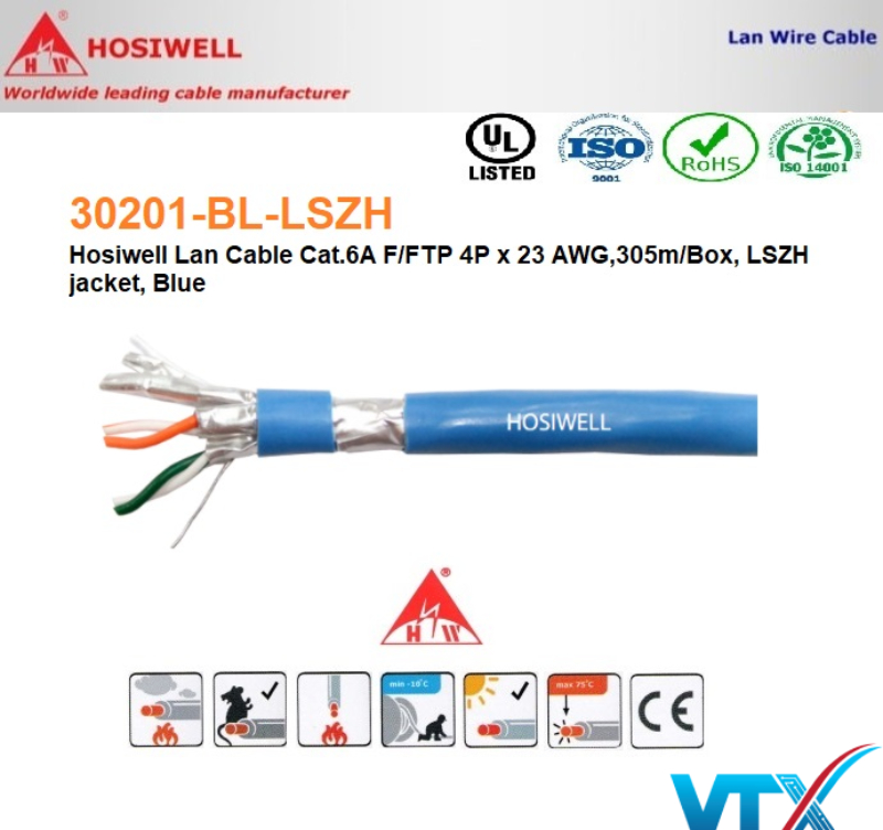 Day-cap-mang-Cat6A-FTP-4-Pair-Hosiwell-30201-BL-LSZH