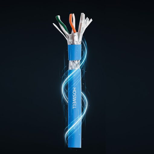 cấu tạo của Dây Cáp Mạng Cat6A S_FTP 4 Pair Hosiwell 30205-BL-LSZH
