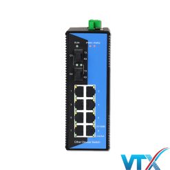 IES4010-2GS Switch Ethernet công nghiệp UPCOM 8 cổng 10-100 và 2 cổng Gigabit SFP