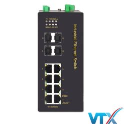 IES4012G-8G-4GS Switch Ethernet công nghiệp UPCOM 8 cổng 10-100-1000 và 4 cổng Gigabit SFP