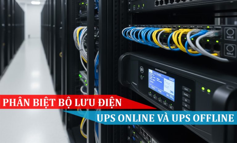 Phân biệt bộ lưu điện UPS online và UPS offline khác nhau ở điểm nào