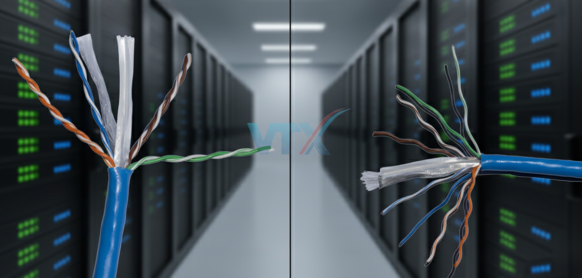 cấu tạo của Dây cáp mạng Cat6 UTP PANDUIT NUC6C04BU-FE