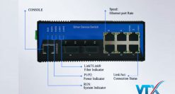 đèn báo Switch Công nghiệp UPCOM 8 cổng IES308-2F