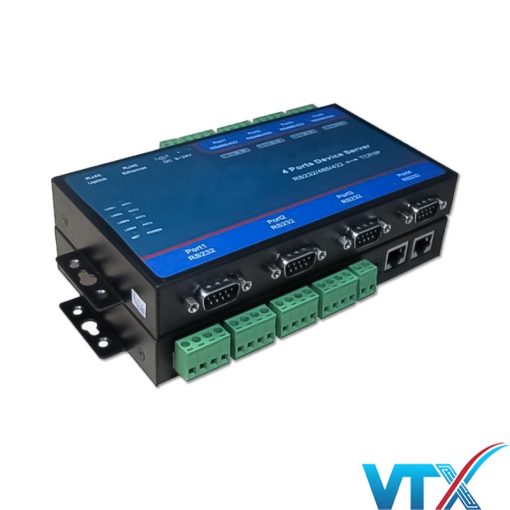 Bộ Chuyển Đổi Công Nghiệp 4 Cổng RS-232-485-422 sang Ethernet UPCOM MWISB04