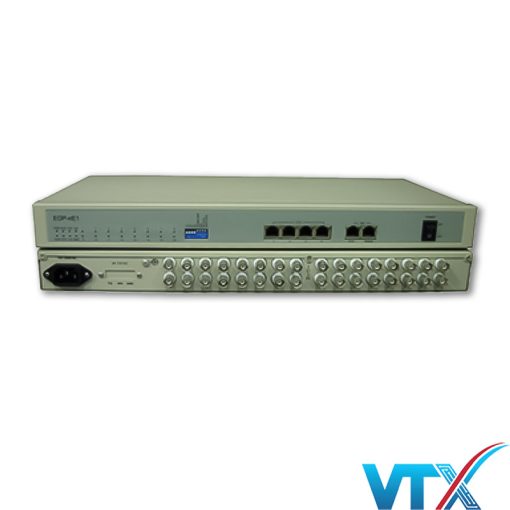 Bộ chuyển đổi 16E1 sang 4 Ethernet với UPCOM HPC-16E1-4ETH